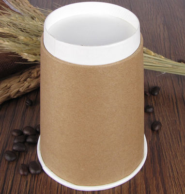 8oz Biyobozunur Kağıt Bardak, Tek Kullanımlık Süt Çay Kraft Kağıt Bardak