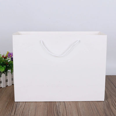 Beyaz Kraft Kağıt 100gsm Giyim Alışveriş Tote Çanta Özel Logo