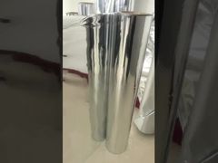 Elma ve üzüm için yumuşak 12 mikron PE metalize film, meyve yansıtıcı film Demosu