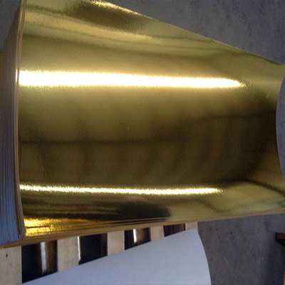250GSM Sanat El Kağıdı 50*70 Cm Ayna Kağıdı Karton Özel Kalınlık Ve Boyut Laminasyonlu Gümüş / Altın Metal Kağıt