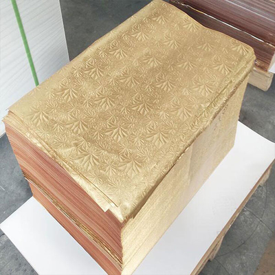 250GSM Sanat El Kağıdı 50*70 Cm Ayna Kağıdı Karton Özel Kalınlık Ve Boyut Laminasyonlu Gümüş / Altın Metal Kağıt