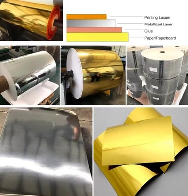 Transfer Pet Metalize Holografik Kağıt / Karton Baskı ve Paketleme İçin