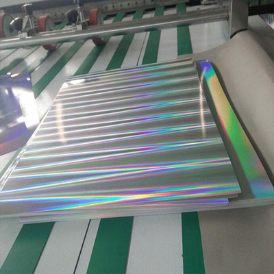 Transfer Pet Metalize Holografik Kağıt / Karton Baskı ve Paketleme İçin