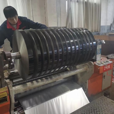 Özel Mavi ve Siyah Bakır Metalize Pet veya Alüminize Poliester Film Paketleme ve Kanallar için