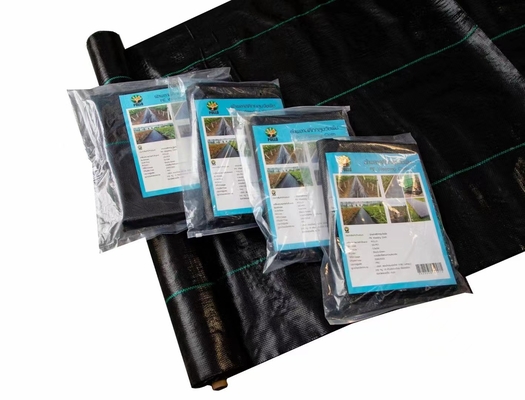 70-180GSM Siyah ve Yeşil PP Nonwoven Ot Kontrol Kumaş Çöpçatanlık için, Kumaş Ot Mat