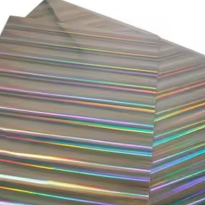 Metallized Rainbow Holographic Paper Board / Roll For UV Printing And Wrapping Paper Box (Metalizasyonlu Gökkuşağı Holografik Kağıt Taşı / Rulo)