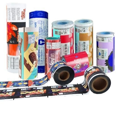 Gıda Paketleme Torbası için rulo üzerinde özel baskı 110mic.100mic pet + al + pe filmi