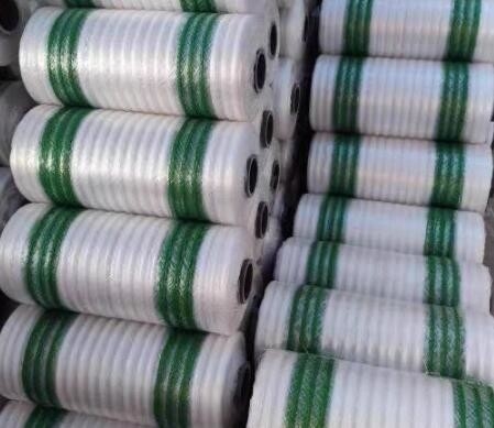 Bakire HDPE Tarım Silaj Bale Sarma Ağı, Yuvarlak Bale Besleyici Ağı Haylage Bale Warp Ağı