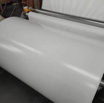 Beyaz Katı Renkli Beyaz PU Folyo Kağıdı Plywood ve MDF Taşlarının Arkası Mobilya için Dekoratif Kağıt