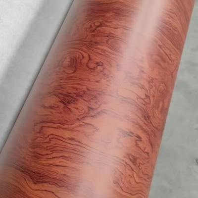 PU Boyalı Parlak Ahşap Taneler MDF kartonu için Laminated Kağıt Mobilya dekorasyonu