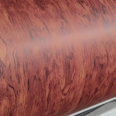 PU Boyalı Parlak Ahşap Taneler MDF kartonu için Laminated Kağıt Mobilya dekorasyonu