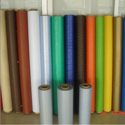 PVC Yumuşak Yapıştırıcı Şeffaf Film Renkli PVC Dondurulmuş Renkli Parlak Yapıştırıcı PVC Film