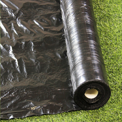 Gümüş Siyah Tarım için 25um/30um/35um UV Mulch Plastik Filmi