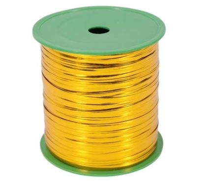 Ekmek ve hediye için 8cm Metal Spool Altın Twist Kravat