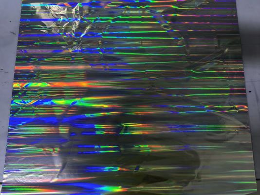 12mic PET / 17mic bopp holografik metalize primer kaplama UV baskı için kullanılır