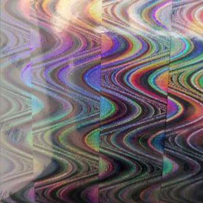 Ambalaj için rulo halinde Glitter Rainbow ve Star metalize holografik Film