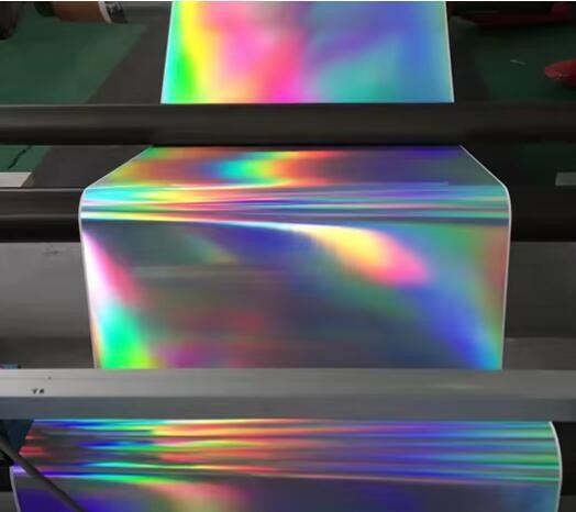 Metallized Rainbow Holographic Paper Board / Roll For UV Printing And Wrapping Paper Box (Metalizasyonlu Gökkuşağı Holografik Kağıt Taşı / Rulo)