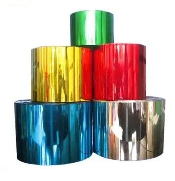 Şeffaf PVC Twist Film, Şekerlik Sarma için Gökkuşağı Filmi, Twist Film Candy Packaging Film Iridescent Film