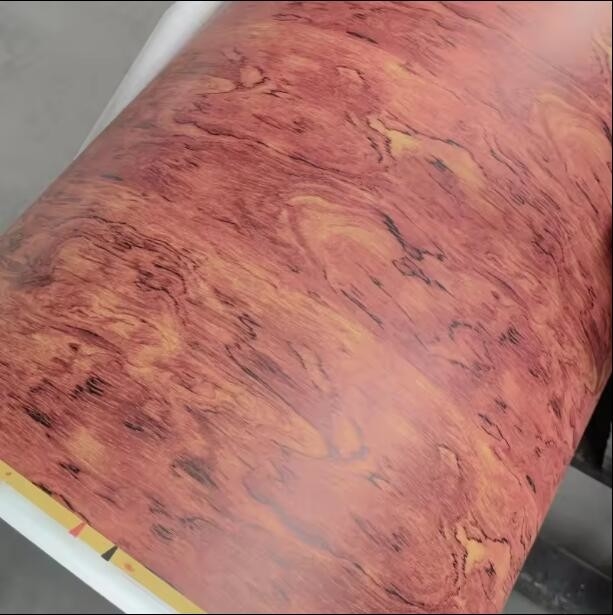 PU Boyalı Parlak Ahşap Taneler MDF kartonu için Laminated Kağıt Mobilya dekorasyonu